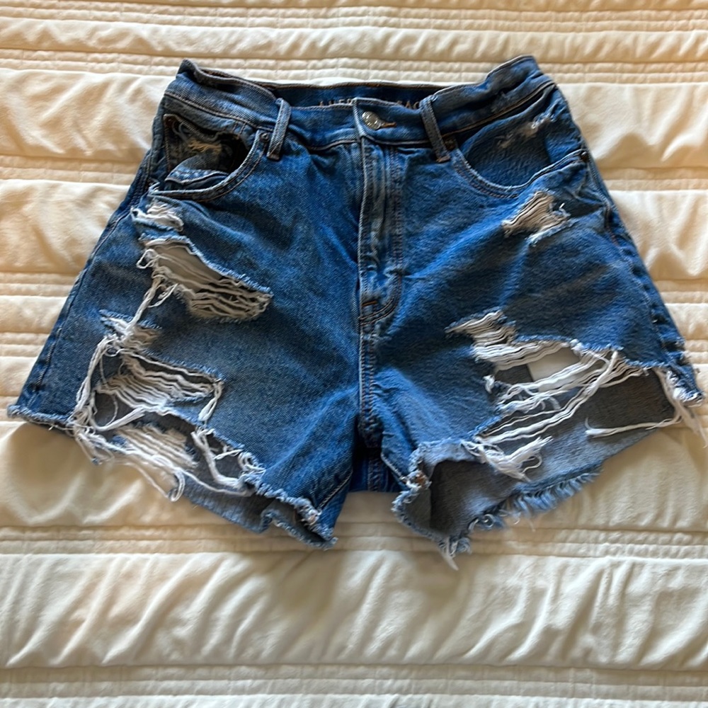 Medium Wash Denim American Eagle Jean Shorts